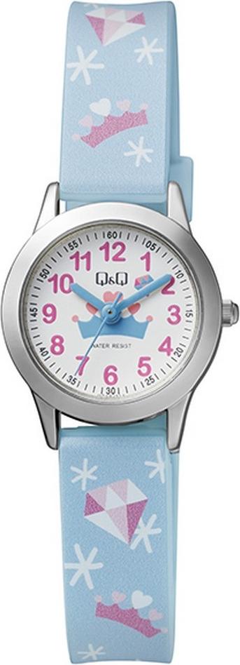 Q&Q Kinderuhr mit Kunststoffarmband, 3 bar QC29J314Y