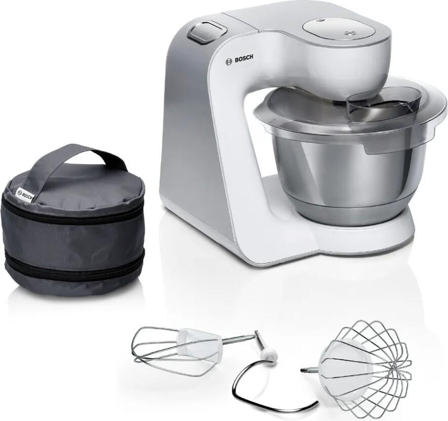 Bosch Serie 4 MUM58200, 3,9 L, Biela, 1,1 m, 2,7 L, 800 g, Nerezová oceľ