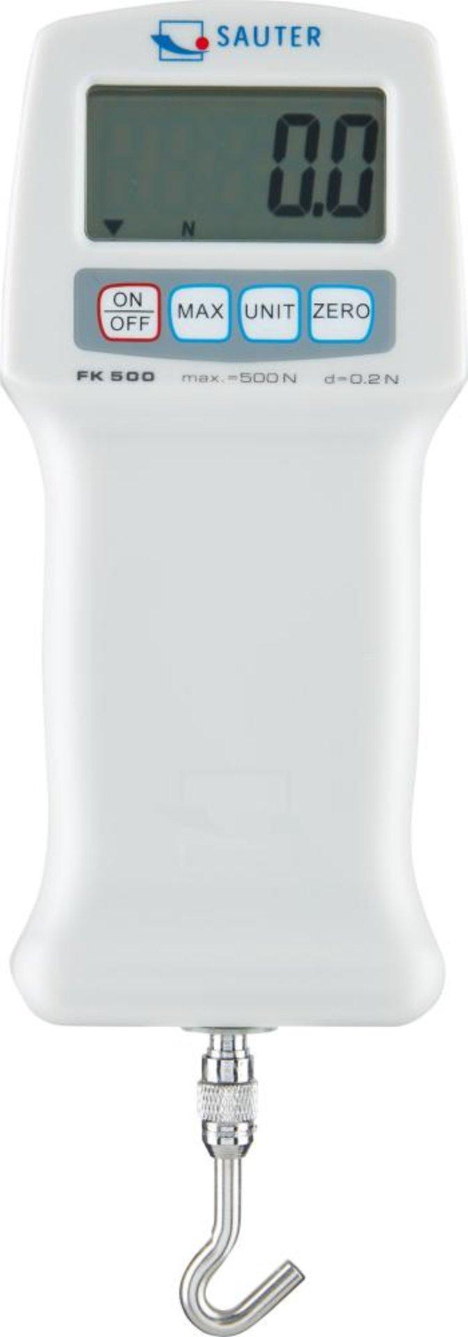 KERN & SOHN Digitales Kraftmessgerät (interne Messzelle), Weiß, 600 g FK 250