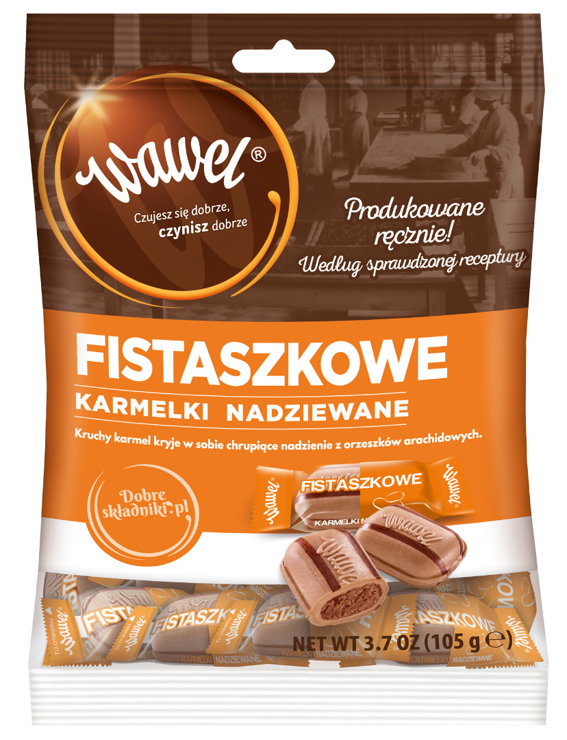 Dovgan Wawel Fistaszkowe gefüllte Karamellbonbons 105g 50939105