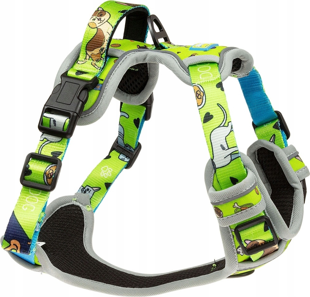 Happypet GUARD-Geschirr für große Hunde bequemes druckfreies L