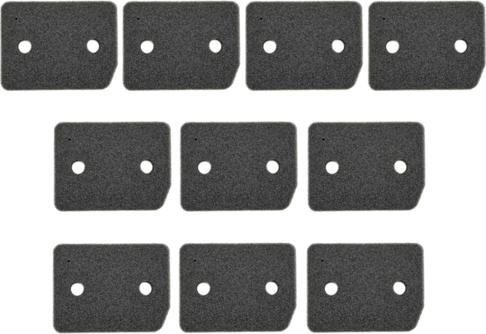 10x Trade-Shop Schwammfilter / Sockelfilter / Schaumfilter kompatibel mit Miele Wärmepumpentrockner Kondenstrockner Wäschetrockner T1 wie TCE530WP 176208402