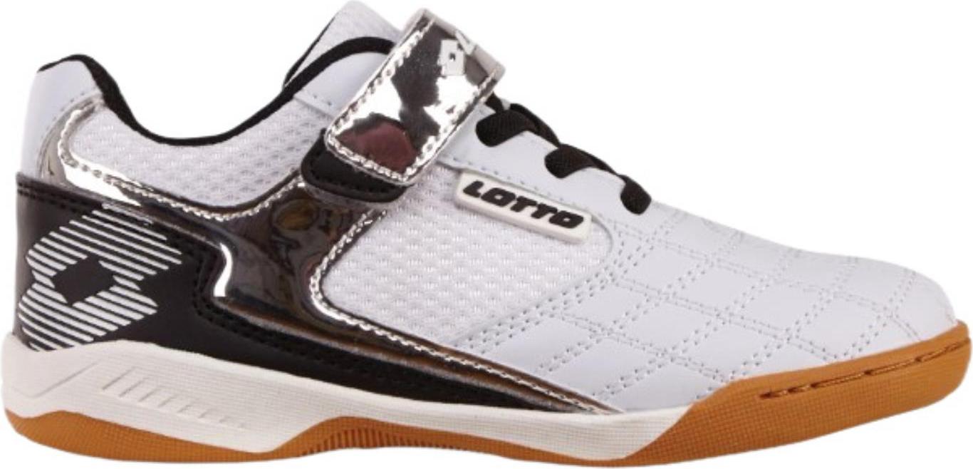 Kinder Hallenschuhe Lotto Flitter K Weiß EU 28 - Komfort & Stabilität