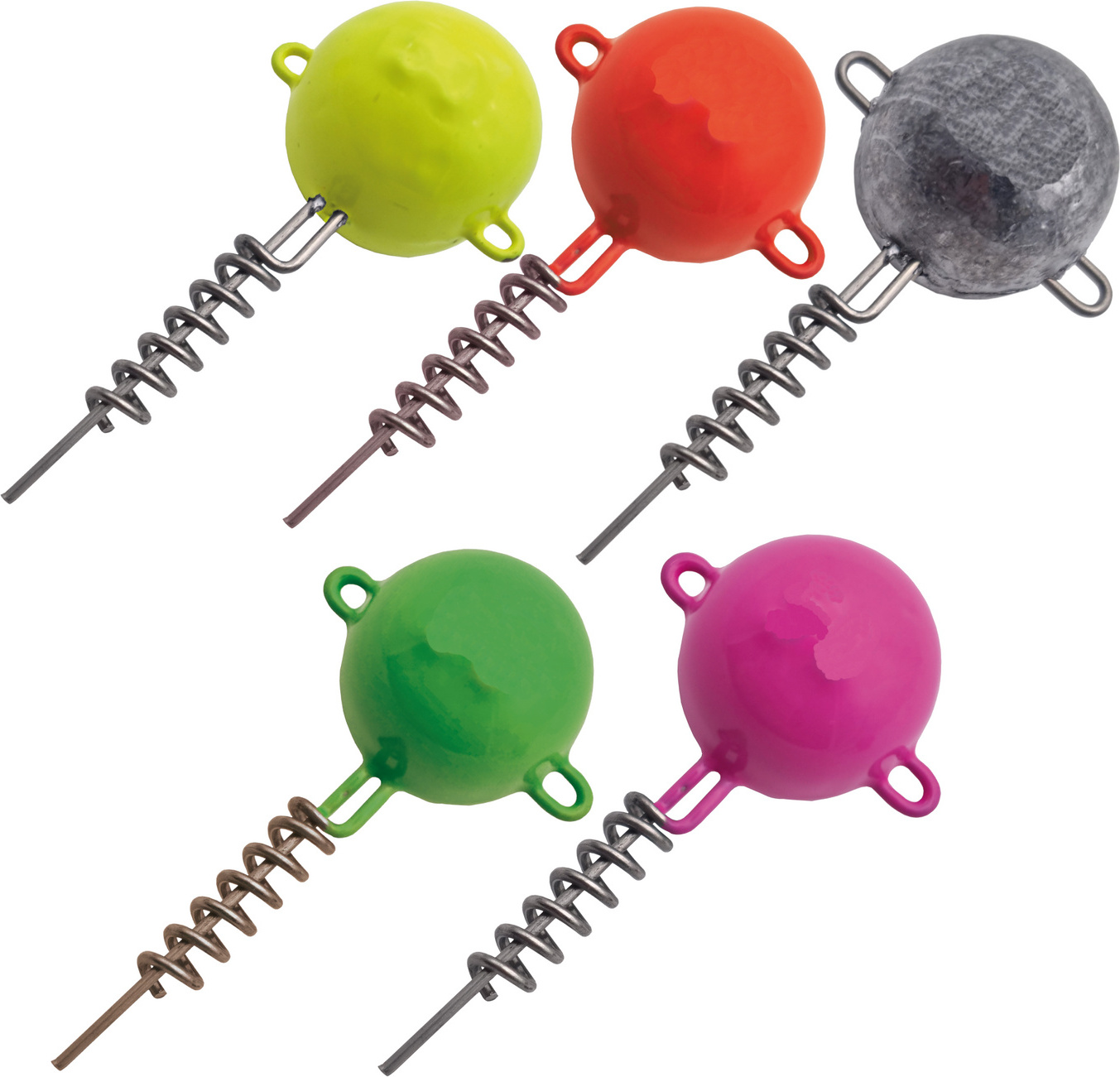 Predax Schraubkopf - Schraubköpfe für Gummiköder, Gewicht / Farbe:50g / UV Gelb PX-SK-UVY-050