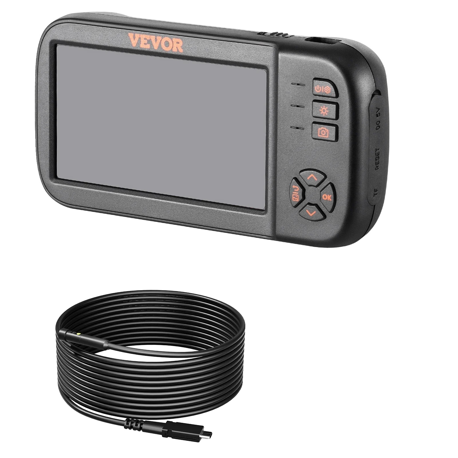 Endoskopická kamera, rozlíšenie 1080P, 4,5" obrazovka IPS, vodotesný dizajn, 32 GB