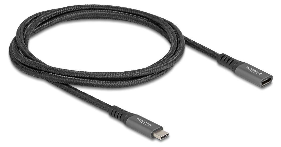 Delock USB 2.0 Verlängerungskabel – 15 Cm, A/A-Stecker, Nickelbeschichtet