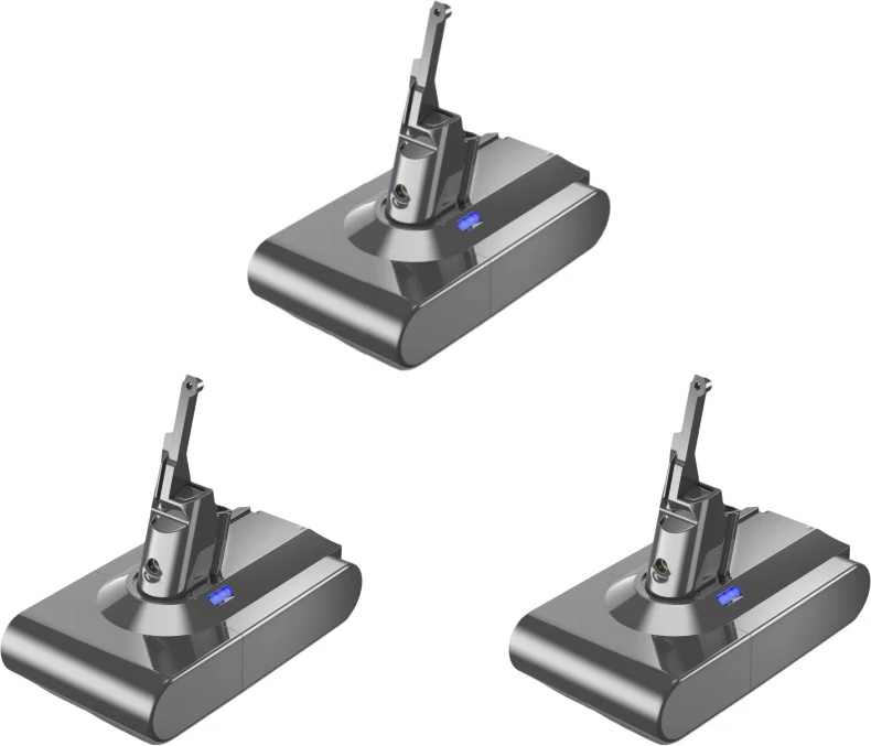 Batéria Dyson V8, kapacita 6000 mAh, ekologická technológia Li-Ion, 3 kusy