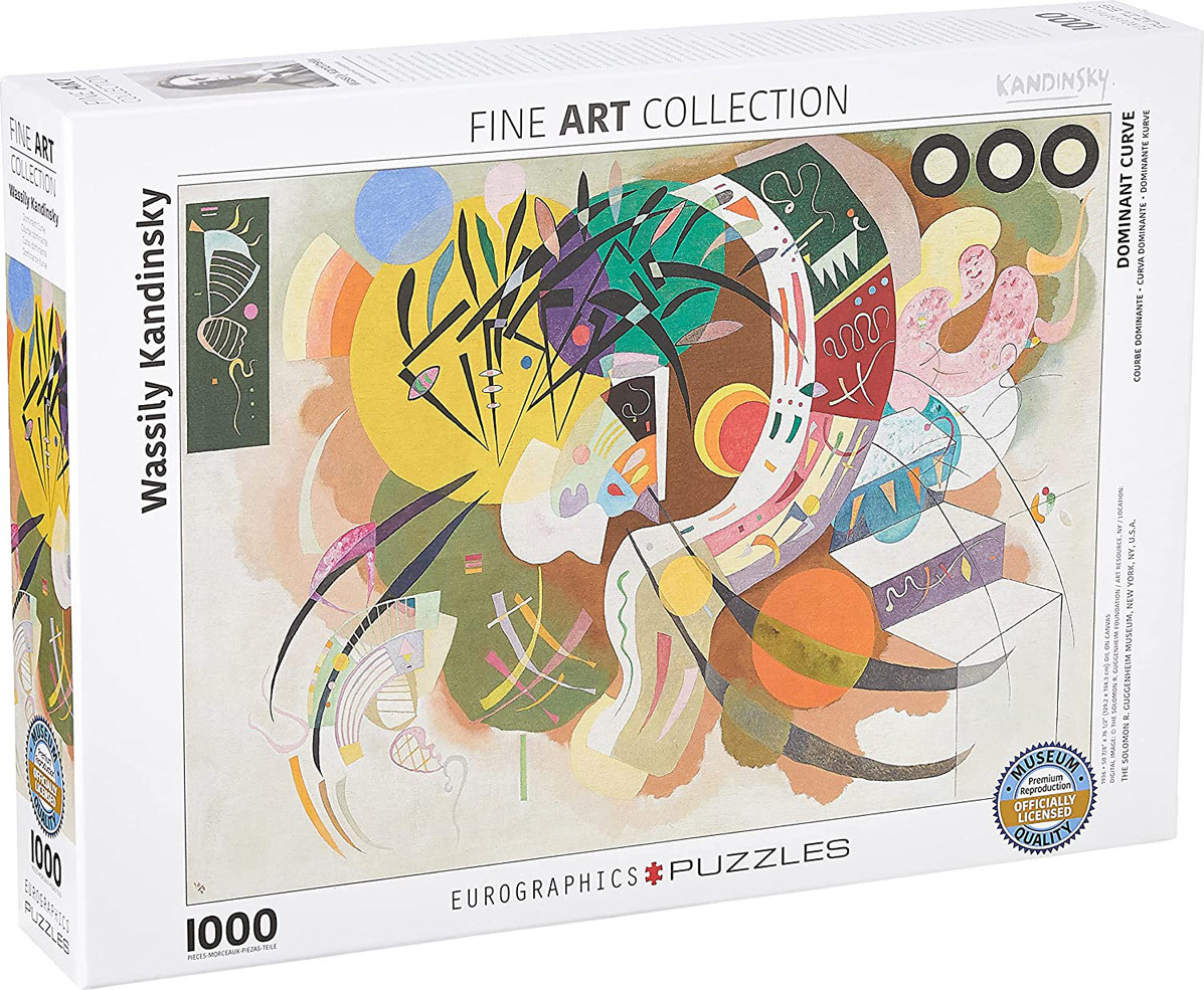 Empireposter 1000 Teile Puzzle Kandinsky Dominante Kurve 867711