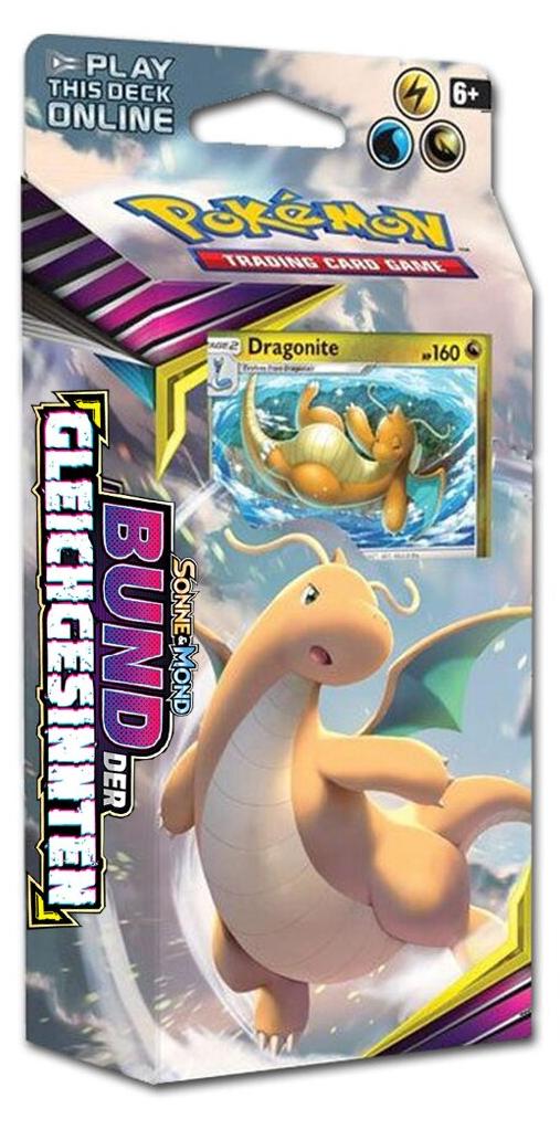Nintendo Sonne & Mond Serie 11 - Bund der Gleichgesinnten - 1 Pokemon Themendeck - Dragoran - Deutsch