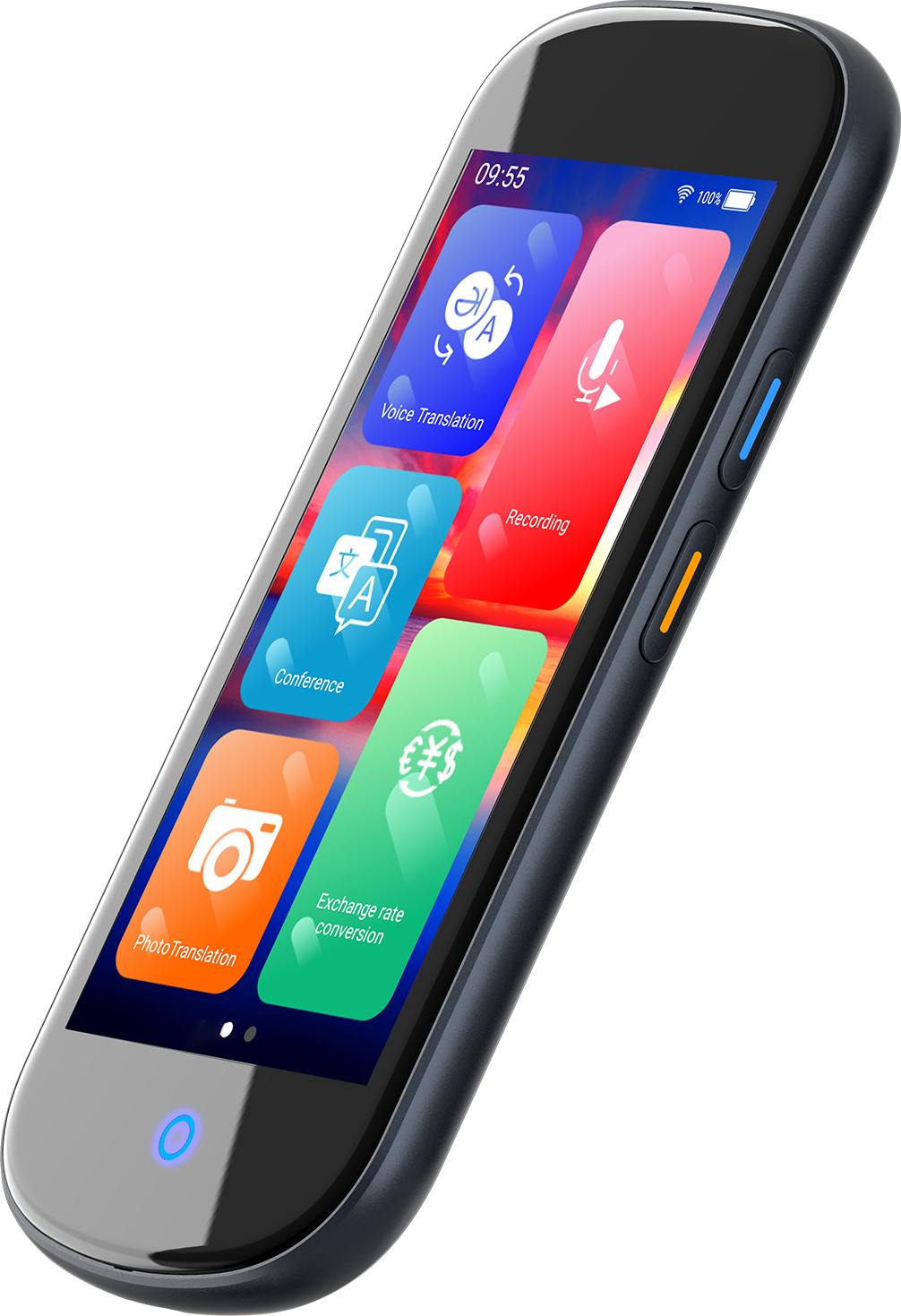 andoer Sprach¹bersetzungsger?t, Zwei-Wege-Sofort¹bersetzer, ¹ber 130 Sprachen, mit 4,0-Zoll-Touchscreen, tragbare Sprach-/Foto¹bersetzung zum Lernen auf Reisen