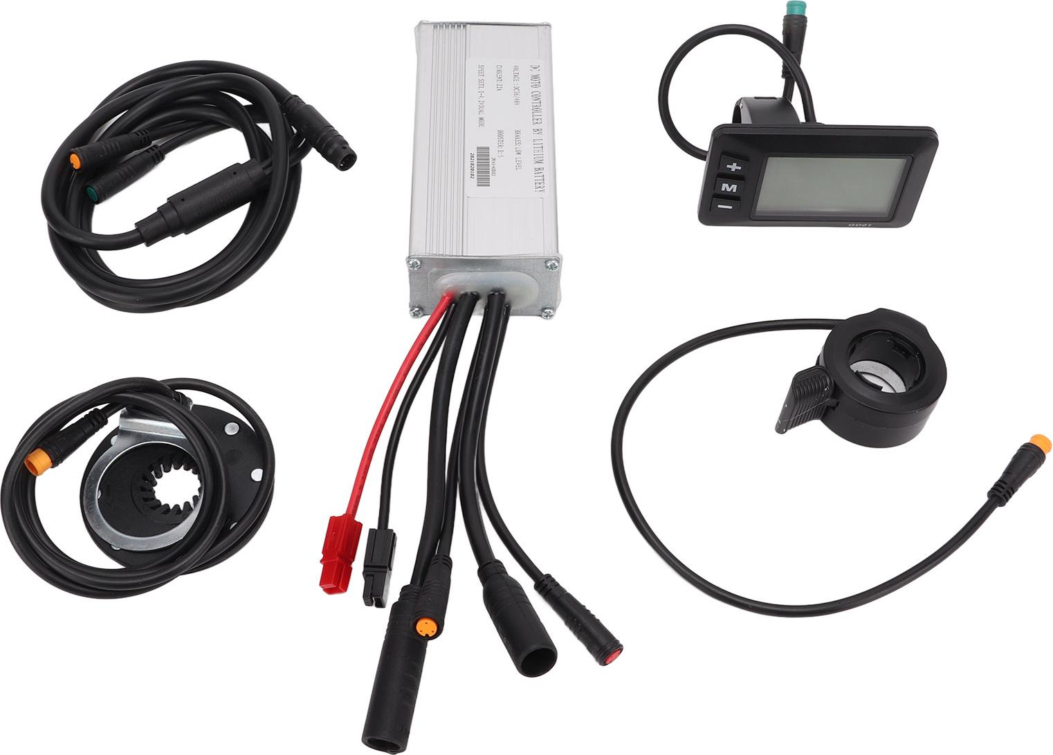 Gistuch Elektrofahrradmotor Controller 22A Fahrradmodifikations -Kit mit GD01 -Panel für 500W -Getriebe