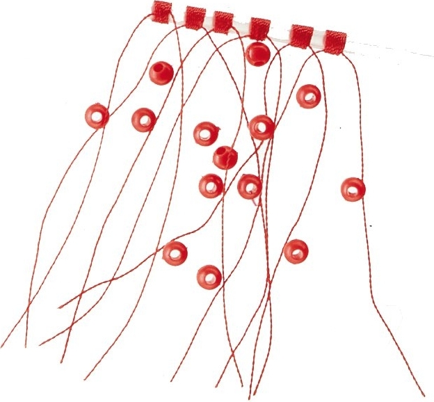 " TEAM FILSTAR " kleine Fadenstopper Stopperknoten Schnurstopper