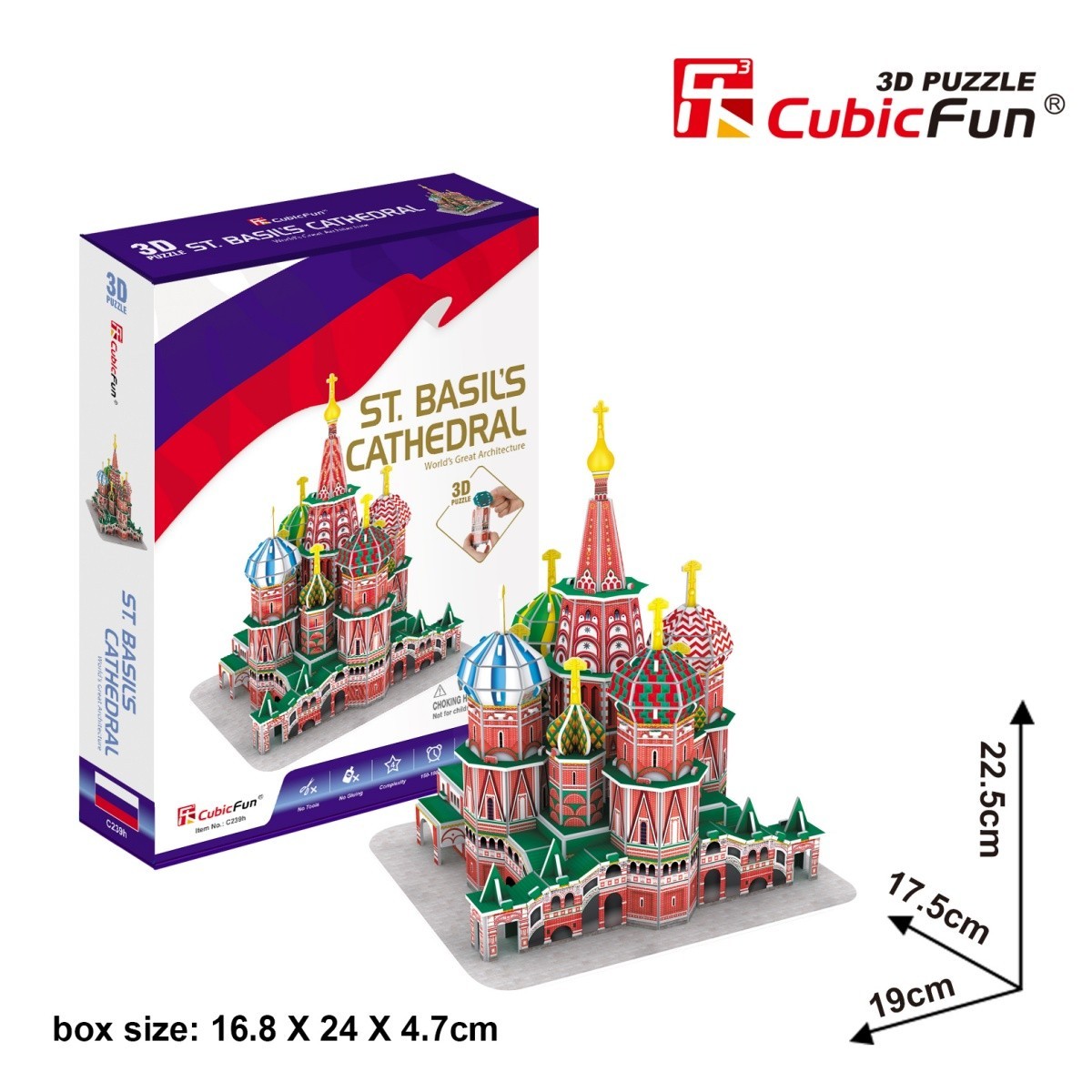 3D-Puzzle Basilius-Kathedrale 92el. 20239 DANTE 306-20239
