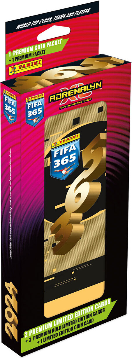 Panini S.P.A Panini FIFA 365 2024 Durchschnittliche Dose Premium Gold-Päckchen Fat Pack-Päckchen 1513278540