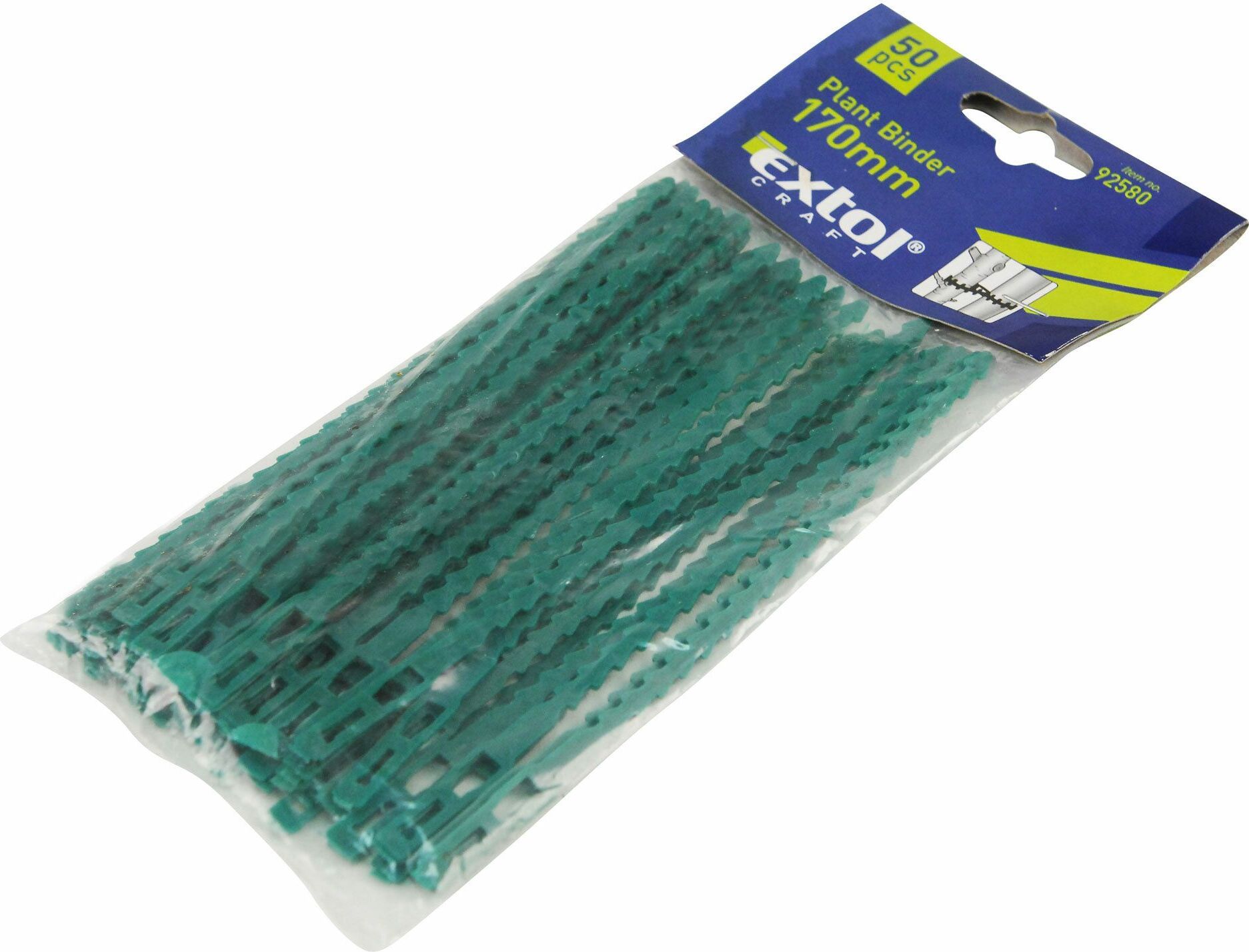 EXTOL CRAFT Garten-Bindeband, Packung 50 Stck, 170mm