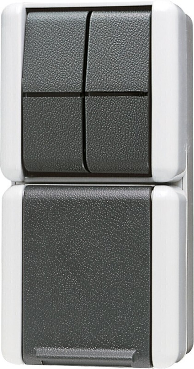 JUNG 875W Elektroschalter Key-operated switch Schwarz