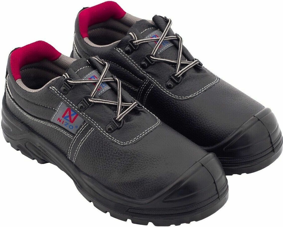 K & G Arbeitsschuhe Nizo NZ030 Gr. 43 Sicherheitsschuhe Herrenschuhe Schutzschuhe S1 Damenschuhe mit Stahlkappe Schuhe UNISEX 37-48