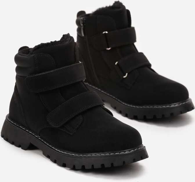 Permani Kinder Winterstiefel Winterschuhe Jungen Mädchen Stiefel Noti Schwarz Gr.33