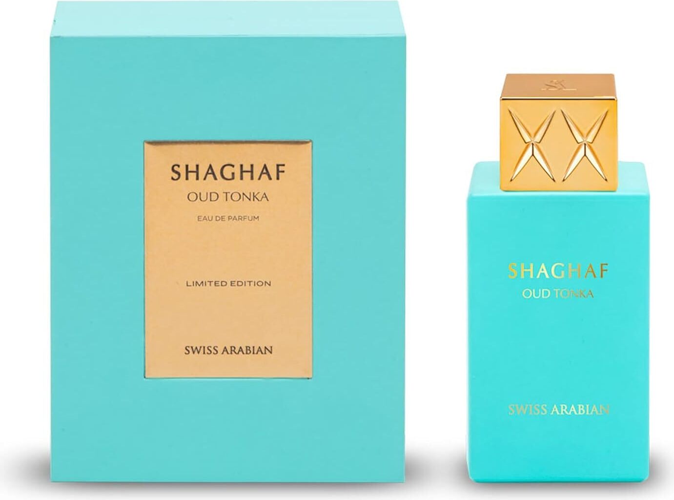 Shaghaf Oud Tonka Vanilkový parfém s teplou vôňou jantáru 2,5 oz Moderné