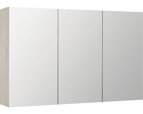 Spiegelschrank Differnz Reno 120 x 18 x 70 cm eiche 3-türig 36.026.30