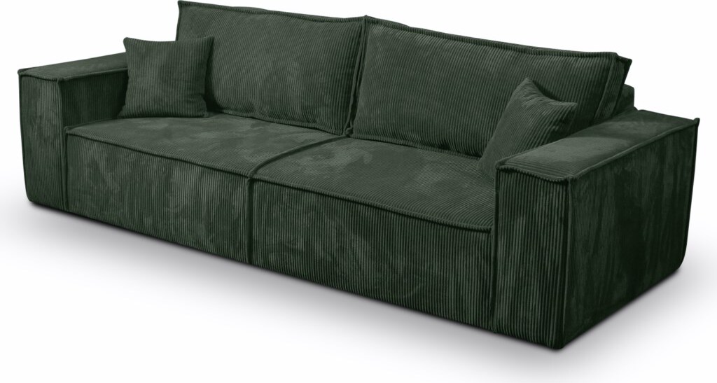 Intenso Meble Intenso Schlafsofa Sofa "Poso", Grün K. Poso 014 (Premium)
