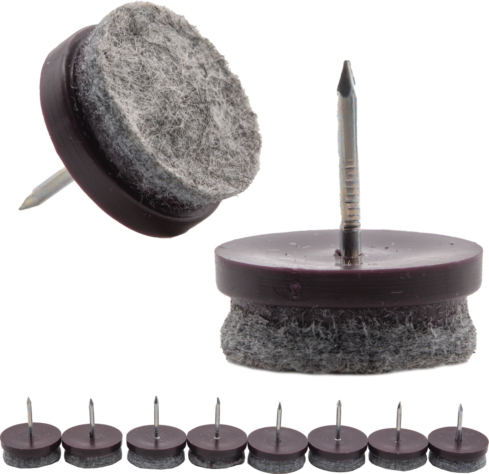 BNS Antikratzfilz mit Nagel 24mm, 8-tlg