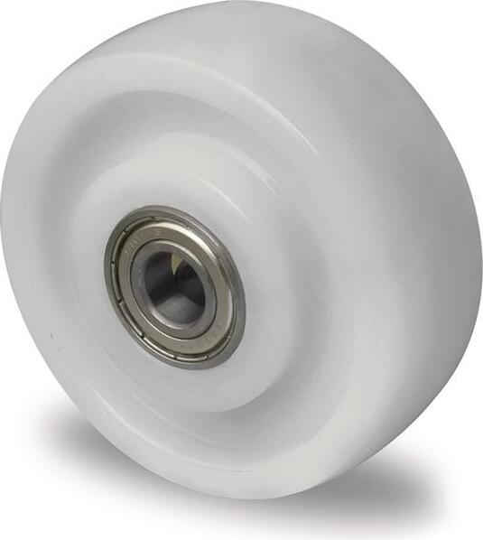 PROMAT Ersatzrad Rad- 100 mm Tragfhigkeit 500 kg Polyamid wei Achs- 10 mm Nabenlnge 45/47 mm