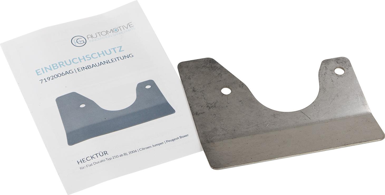 AG Automotive Einbruchschutz Prick Stop Sicherung Hecktür für Ducato Jumper Boxer ab 2006 7192006AG