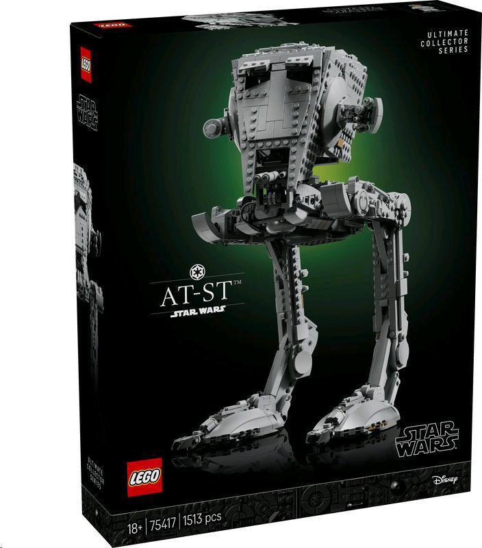 LEGO Star Wars Chodec AT-ST™, Stavebnica, 18 rok / roky, Plast, 1513 kusov, 2,19 kg