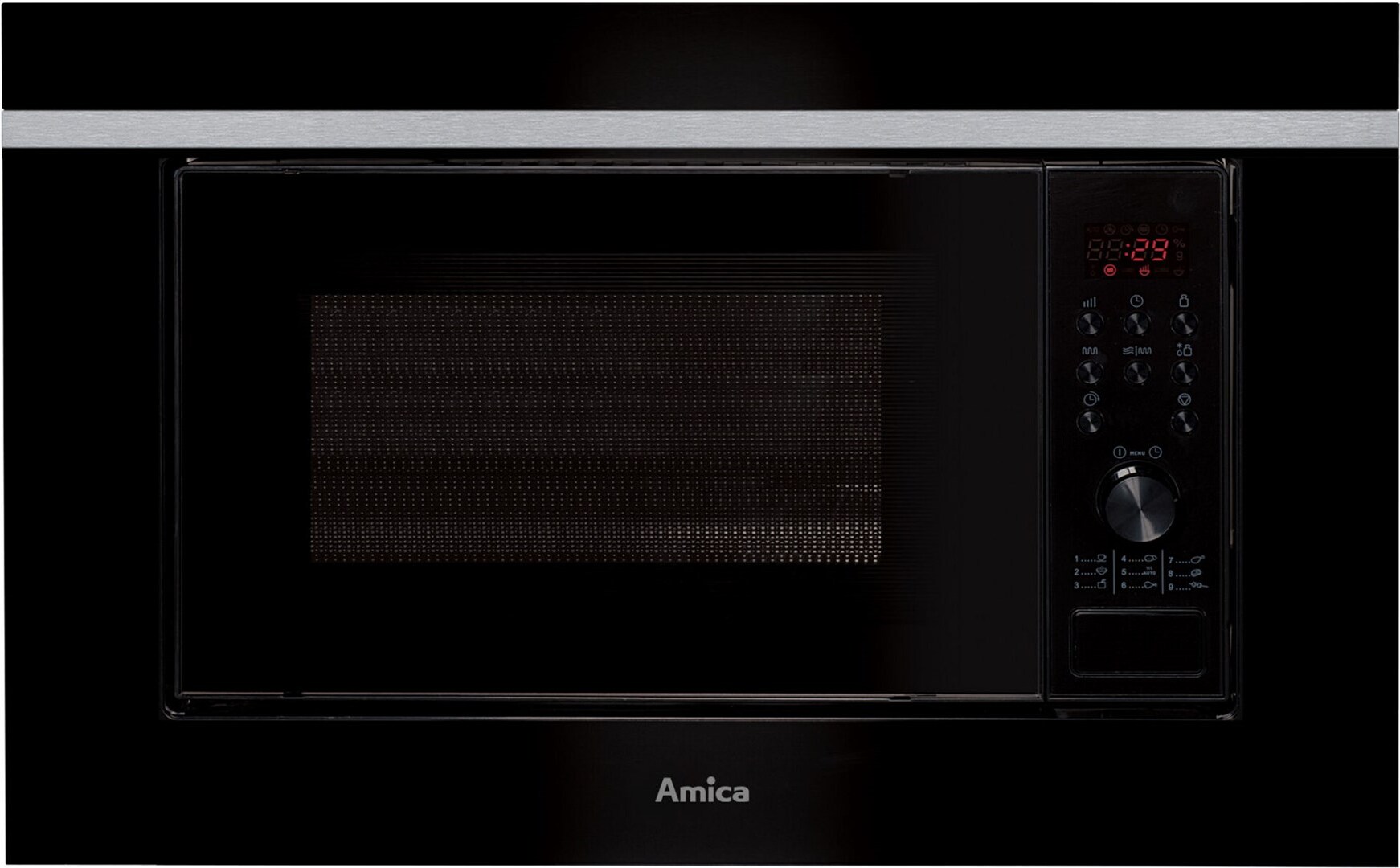 Amica AMGB20E2GB F-TYPE Vstavaná kombinovaná mikrovlnná rúra 20 l 700 W čierna