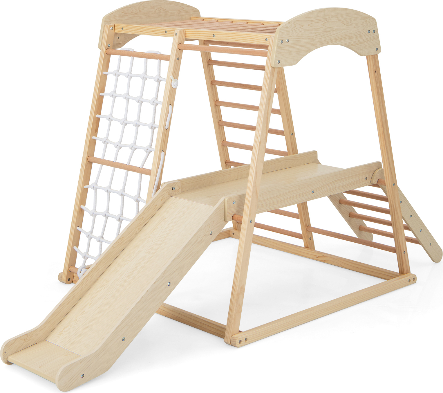 SportBaby Centre D'Activités Karapuz - Cage à Grimper, Toboggan, Échelle De Corde