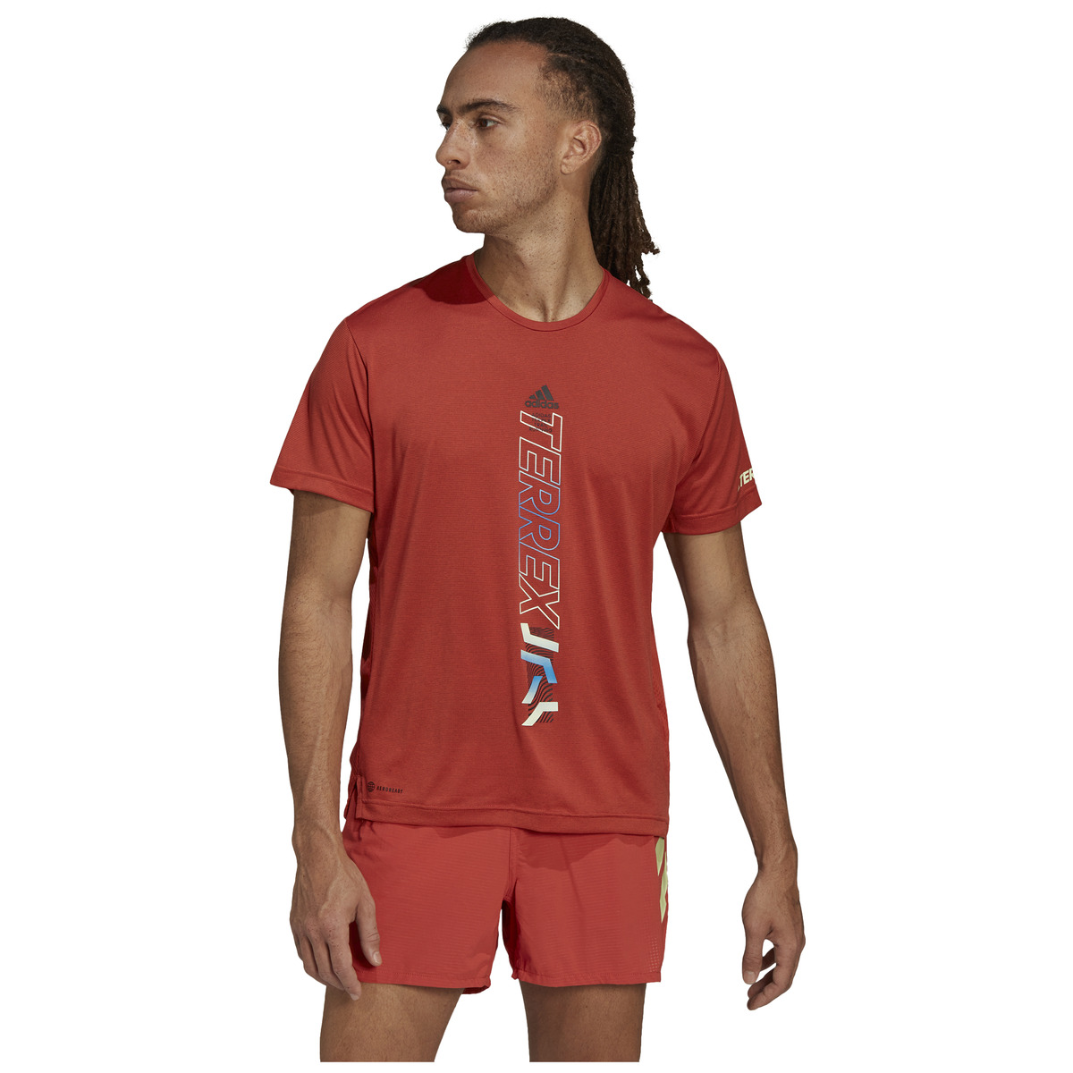 Herren T-Shirt adidas AGRAVIC SHIRT L Rot