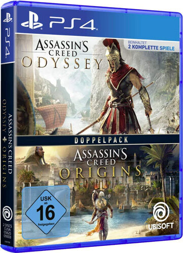 AC Doppelpack Odyssey + Origins PS4 Playstation 4 Assassins Creed