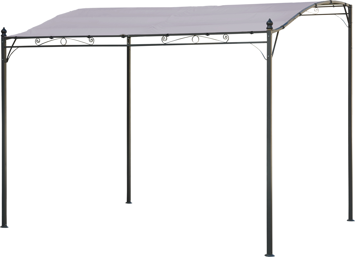 Wandpergola 3 × 2,5m NICE taupe