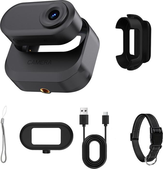 ZELURXX Kompakte 1080P Mini Action Kamera mit LCD, Outdoor Sport Kamera, Haustier Kamera, Fahrrad, tragbar, Bewegungskamera, Schwarz, 32GB