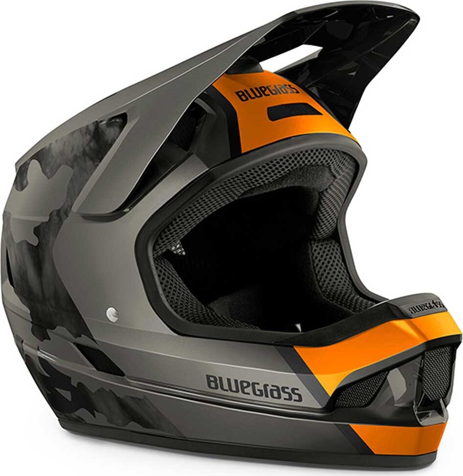 Fahrradhelm Bluegrass LEGIT mattorange, Größe L 58-60 cm