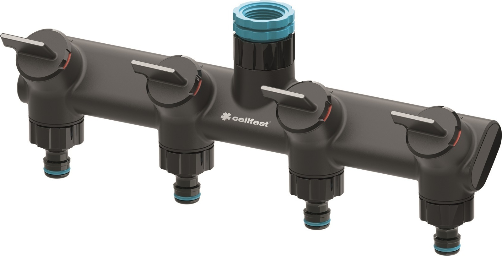 CELLFAST 53-240, Hahnanschluss, 1 3/4 1/2", Glasfaser, Schwarz CF53-240