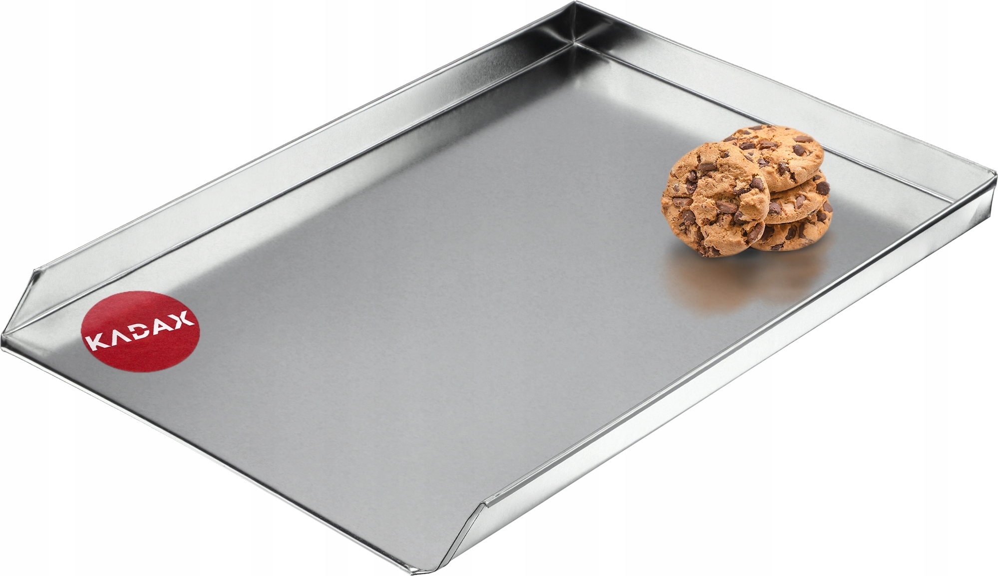 KADAX Kuchenblech aus Zinkblech, Backblech in zwei Größen, Pizzablech rechteckig für Backofen K3975