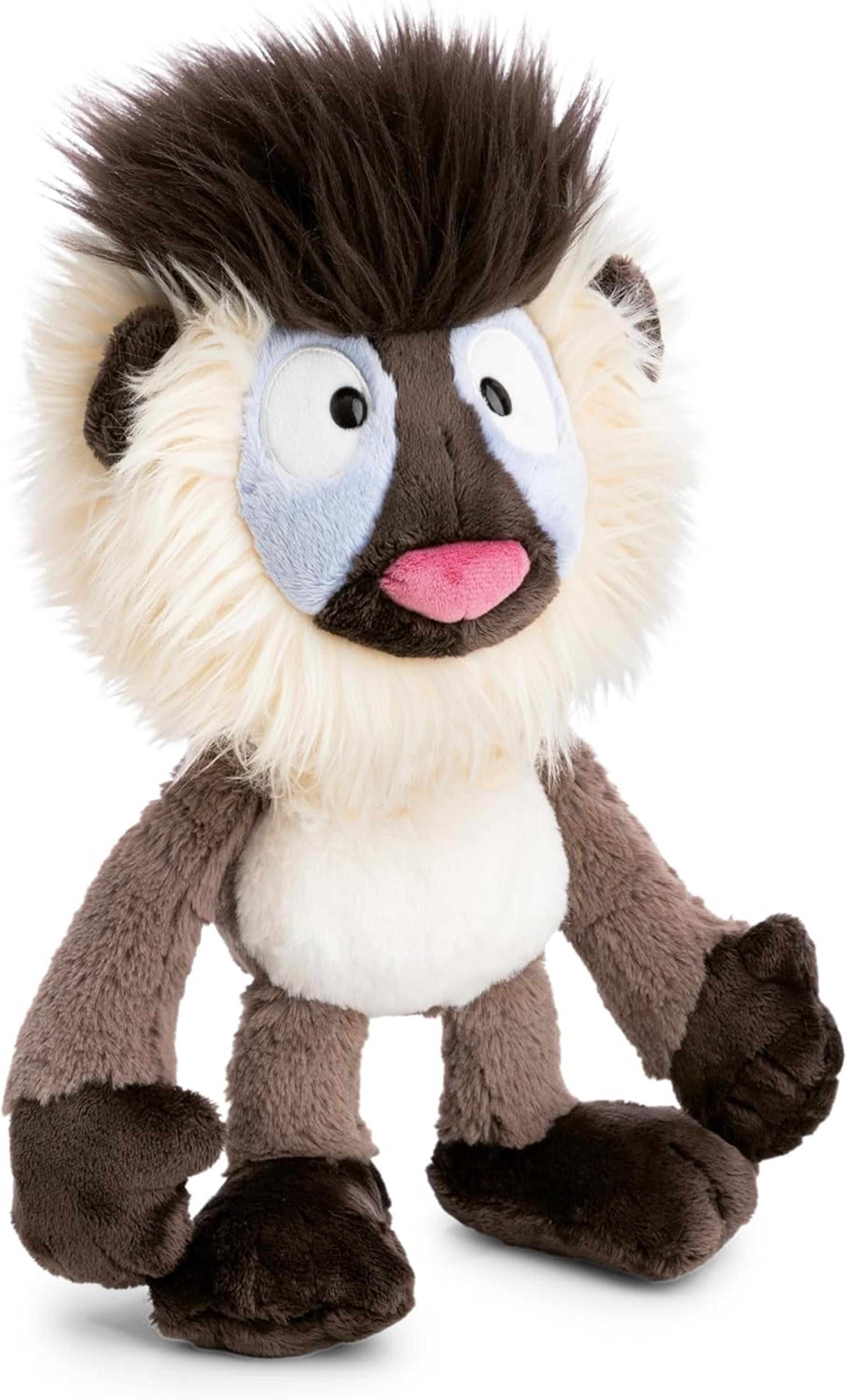 NICI Plüsch Wild Friends Mandrill Matuto schlenkernd grau 17cm 62736