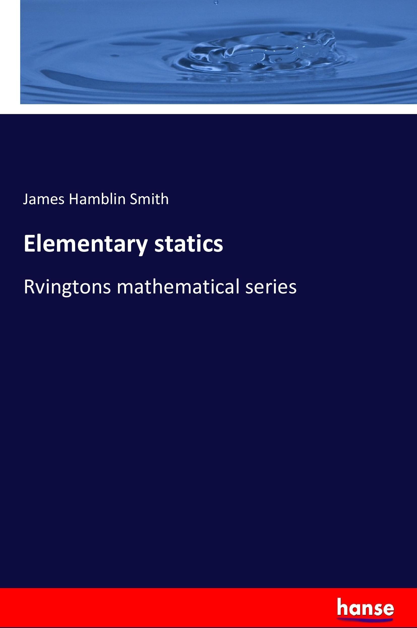 Hansebooks Elementary statics