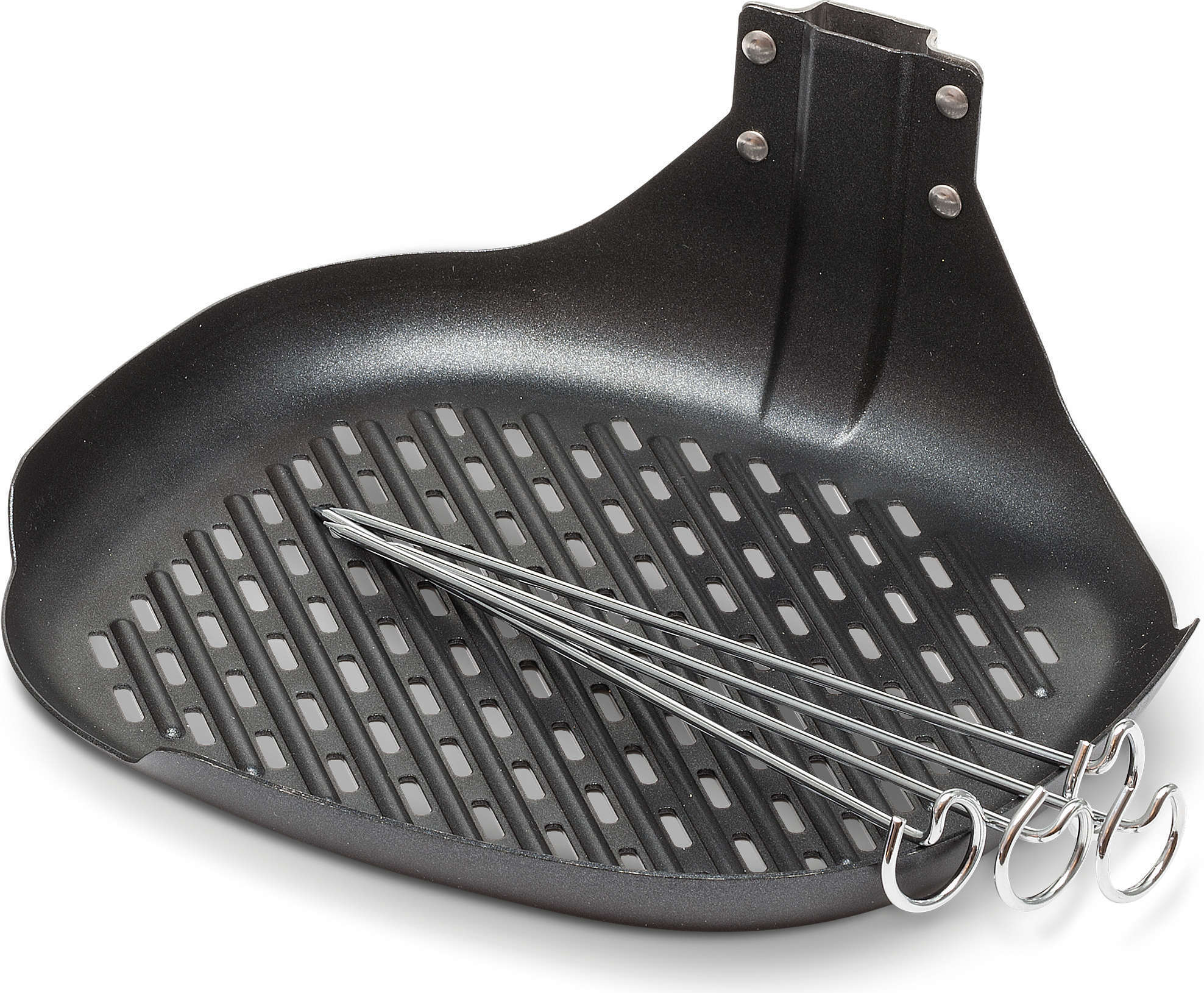 Philips Grill-Kit für Airfryer Turbostar mit 0.8 kg Fassungsvolumen, Grillpfanne + Grillspieße (HD9941/00)