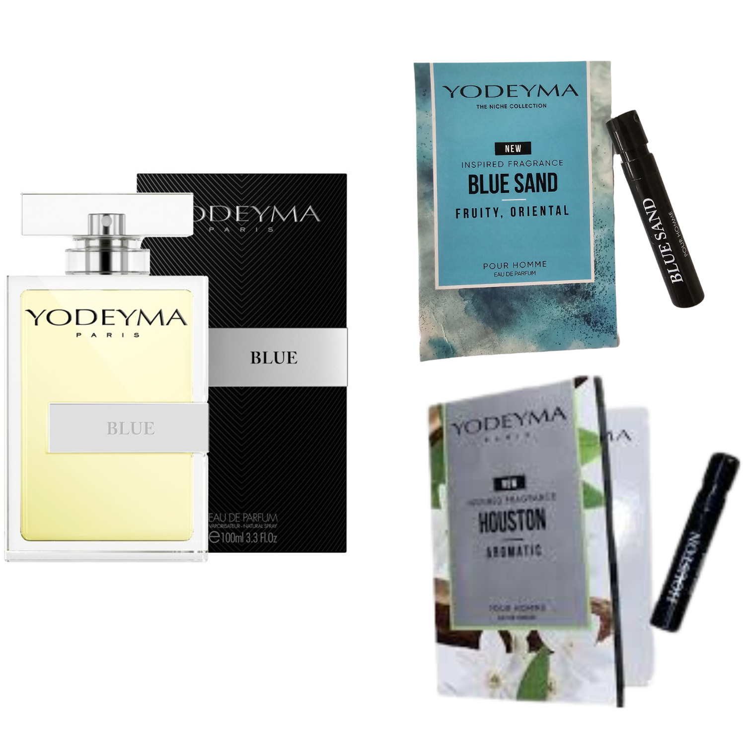 Yodeyma Blue Eau de Parfum pre mužov 100ml + 2 vzorky