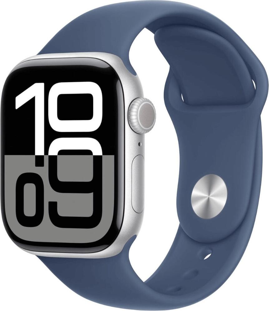 Apple Series 10 GPS Smartwatch 1,77" strieborné