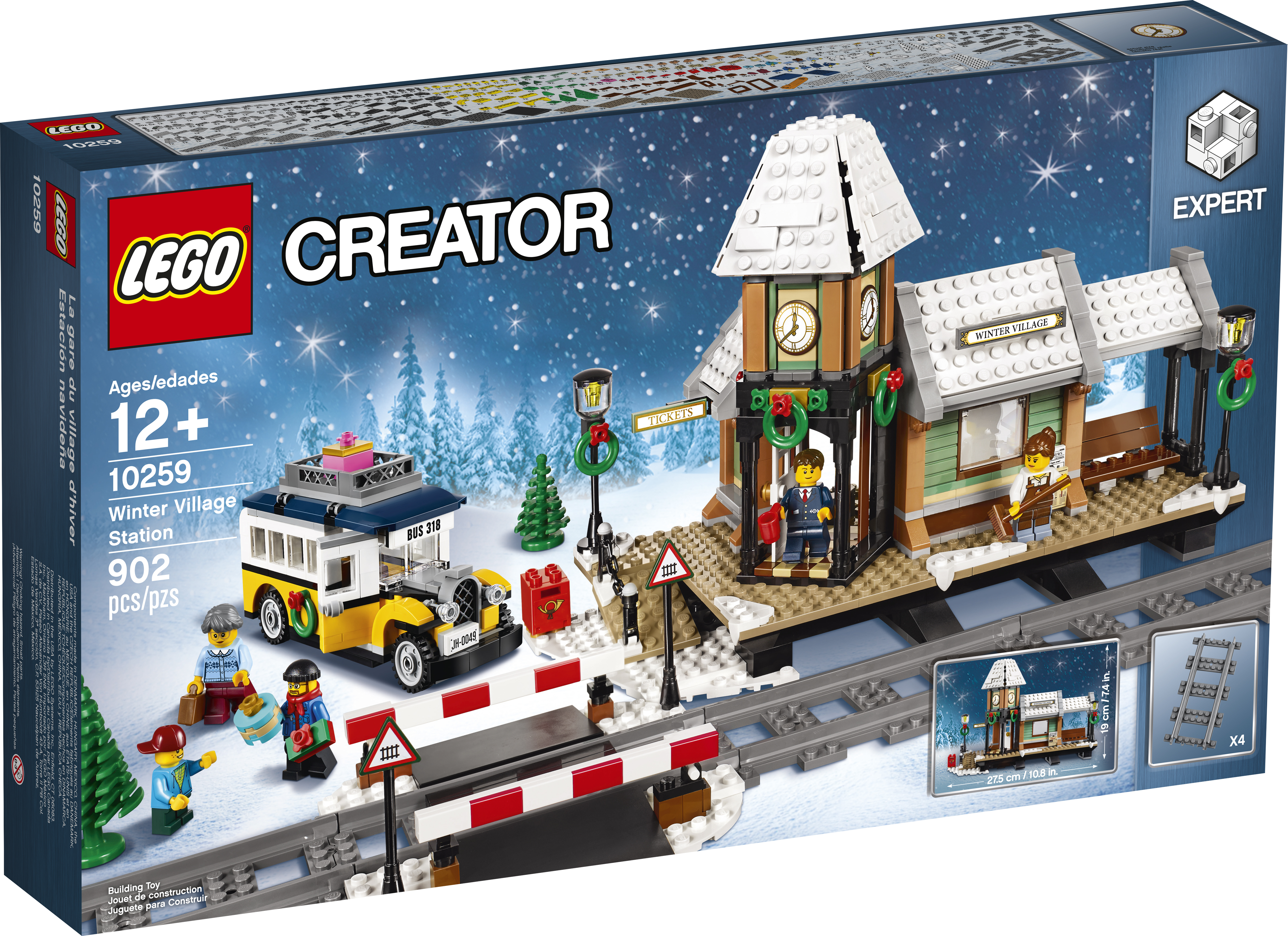 LEGO® Creator Winterlicher Bahnhof 10259
