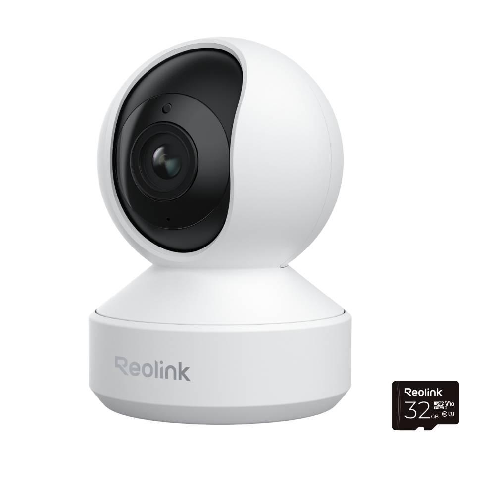 Reolink E1 Zoom, 8MP PTZ WiFi kamera pre vnútorné sledovanie, automatické sledovanie, 3-násobný zoom, dvojpásmová WiFi 6, detekcia osôb/zvieracích miláčikov/krímu, 32GB karta Micro SD