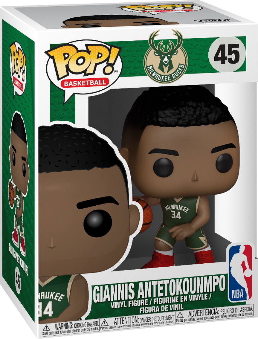 NBA Milwaukee Bucks - Giannis Antetokounmpo 45 - Funko Pop! Vinyl Figur 34436