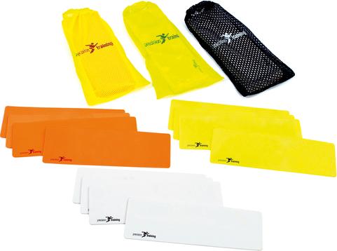Precision Trainingsmarkierungen weiß - Set aus 10 rechteckigen Markern 35,5cm TR425W