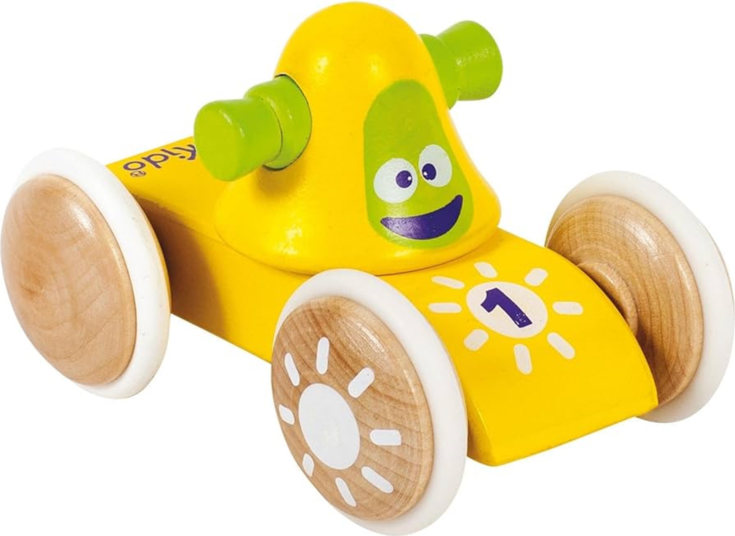 Boikido - 9500 - Weltraumfahrzeug Sunny aus Holz, 1 Stück, 10cm x 7cm