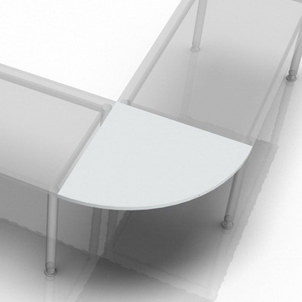 Hammerbacher Eckwinkel rd. grau 80x80 cm Hammerbacher VLE91/5