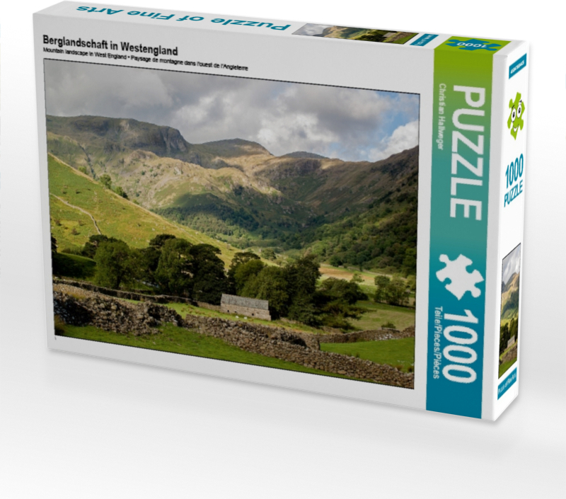 Calvendo Berglandschaft in Westengland 1000 Teile Puzzle quer 640x480mm, Hallweger Christian; 7444748